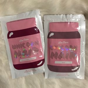 Set of 2 - Maroon Unicorn Hair Packets